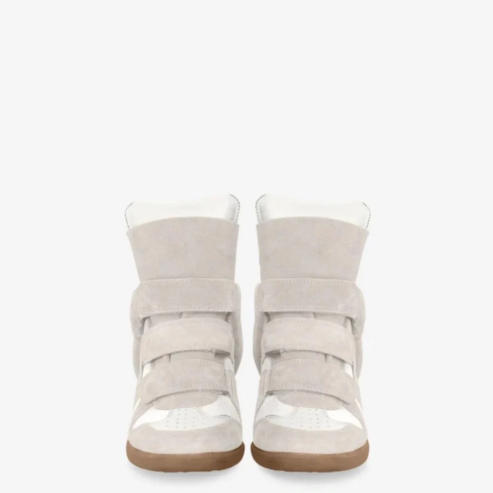 Isabel Marant Bekett Leather Sneaker Wedges - Picture 8 of 16